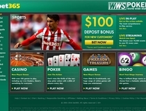 Bet365 Casino Lobby Screenshot