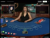 Live Dealer Blackjack Table View