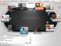Party Poker Holdem Table Screenshot