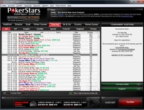 PokerStars Cash Games Lobby Screenshot