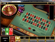 European Roulette Table View